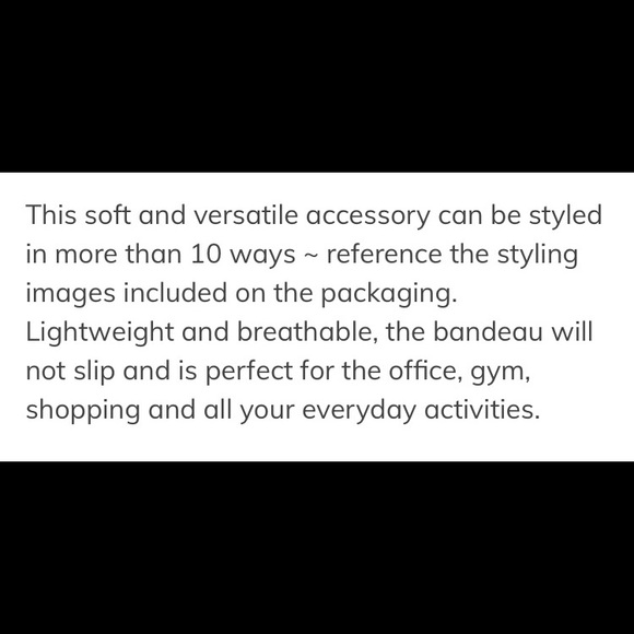 🎁NWT Cambridge Multi headband wear in 10 ways - Picture 8 of 8